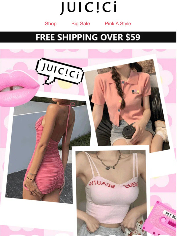 Be the Pink Girls and enjoy the beautiful summer together!