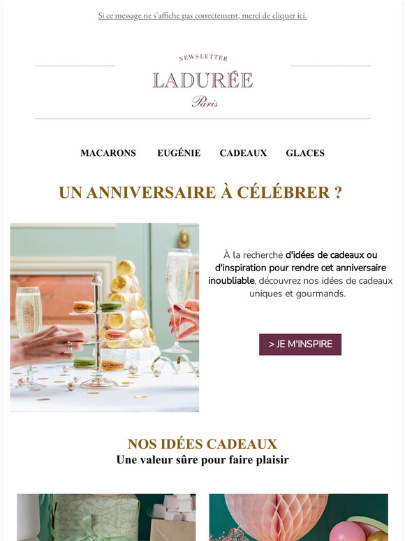 ANNIVERSAIRES | À la recherche d'une idée de cadeau ? 🎈