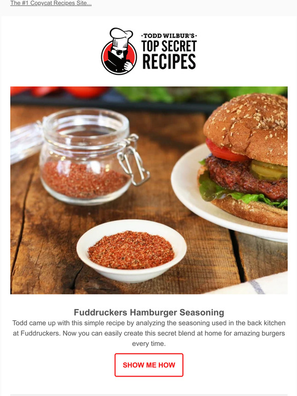 Fuddruckers Hamburger Seasoning Copycat Recipe