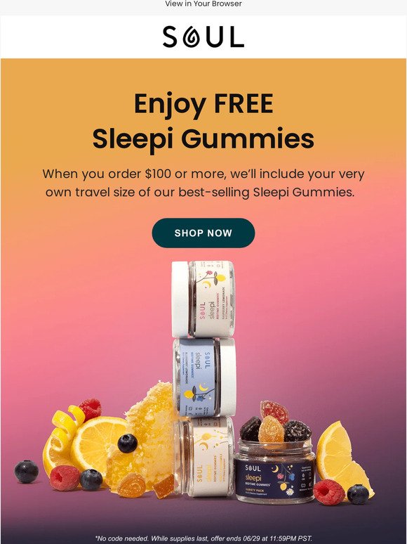 Want FREE Sleepi Gummies?