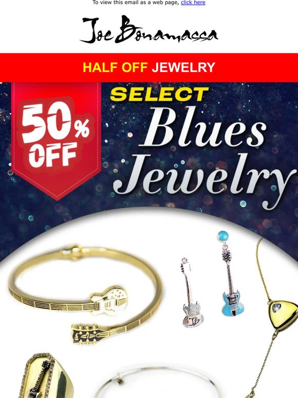 50% Off Blues-Inspired Jewelry - Shop The Collection Today!