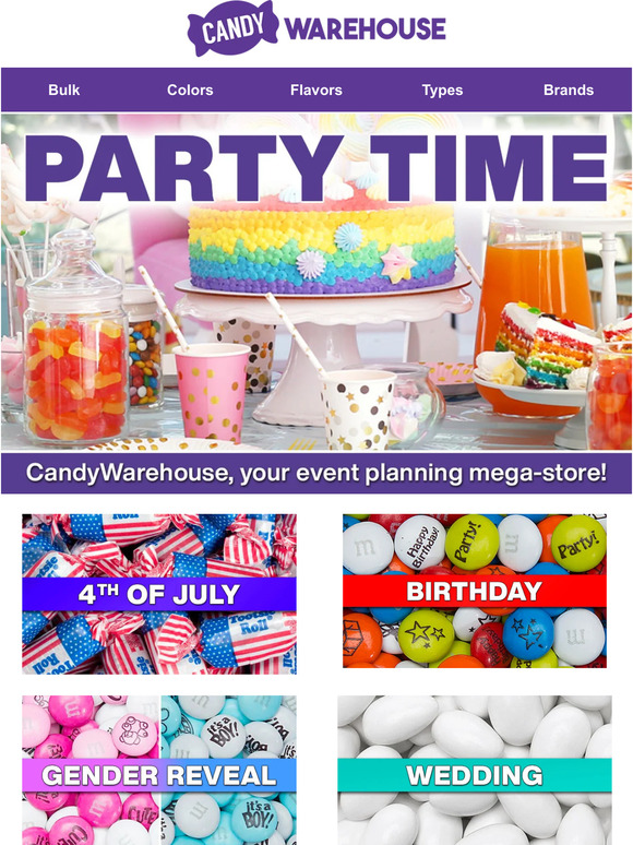 🥳 Candy & Party Supplies!
