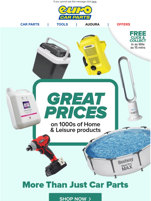 Euro Car Parts 💦 Cool In A Pool! We're More Than Just Car Parts! Milled