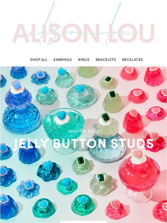 NEW: Jelly Button Studs