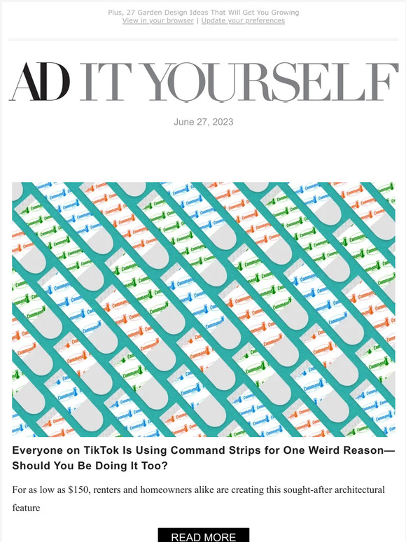 Architectural Digest Decor Faux Pas, LowMaintenance Landscaping, and