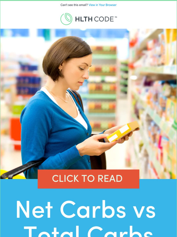HLTH Code What's the difference between NET Carbs and Total Carbs