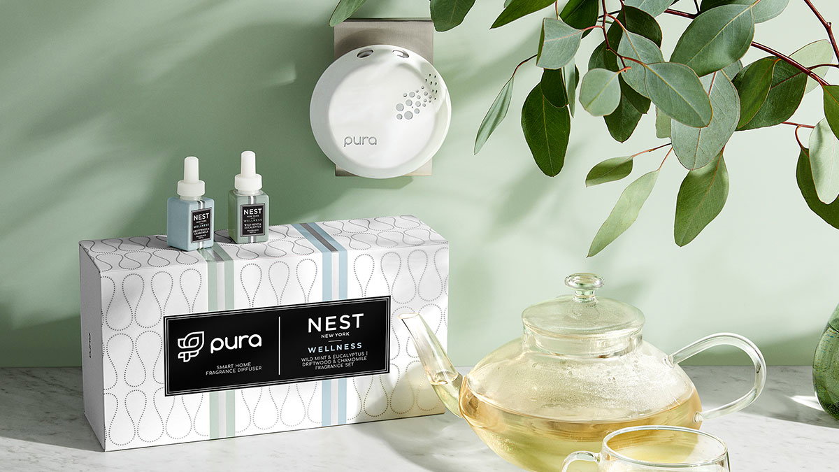 NEST x PURA SMART DIFFUSER WELLNESS SET