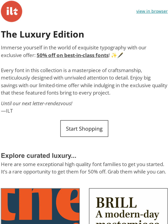 🥇Crafted to Perfection: Enjoy 50% Off on Top-Tier Fonts!