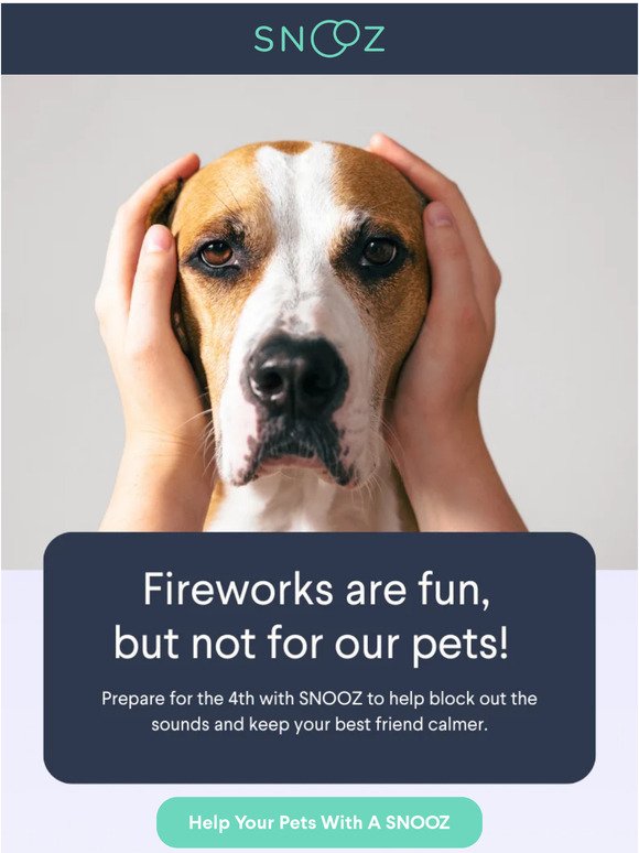 Calm Your Pet & Enjoy Fireworks Stress-Free