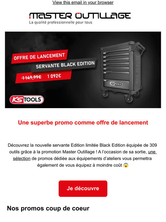 Code Promo Master Outillage