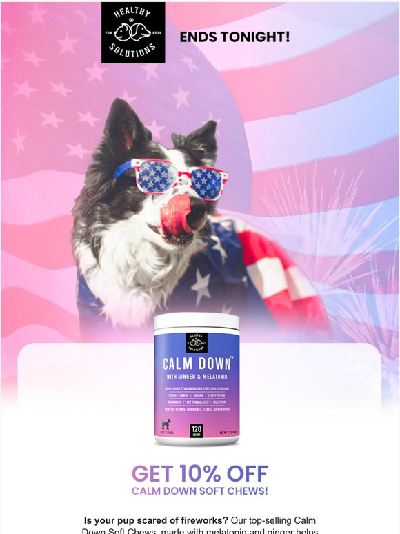 Last chance to save on Calm Down Chews