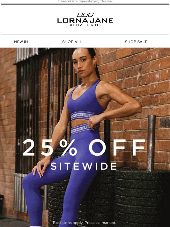 25% off sitewide starts NOW!