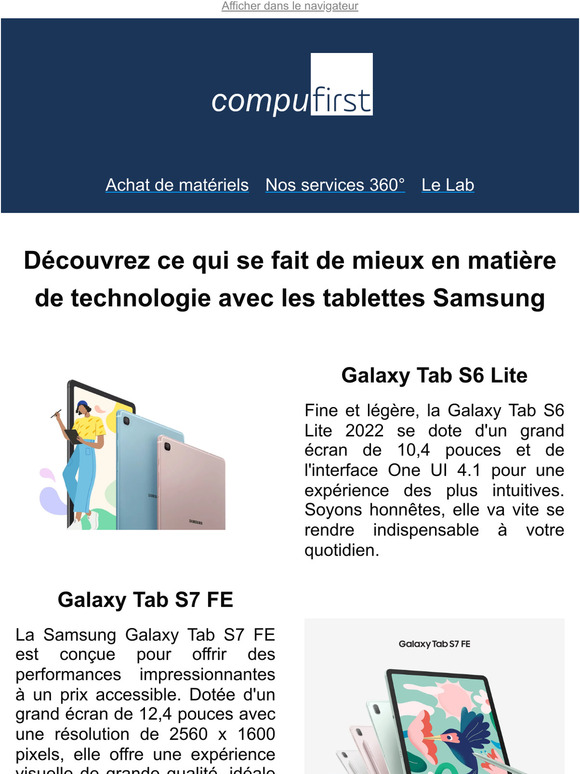 Un univers de technologie à portée de main !