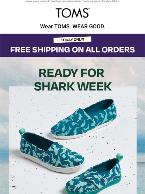 Toms shoes free on sale shipping