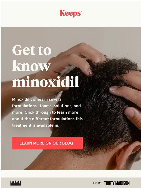 Did you know minoxidil comes in many forms?