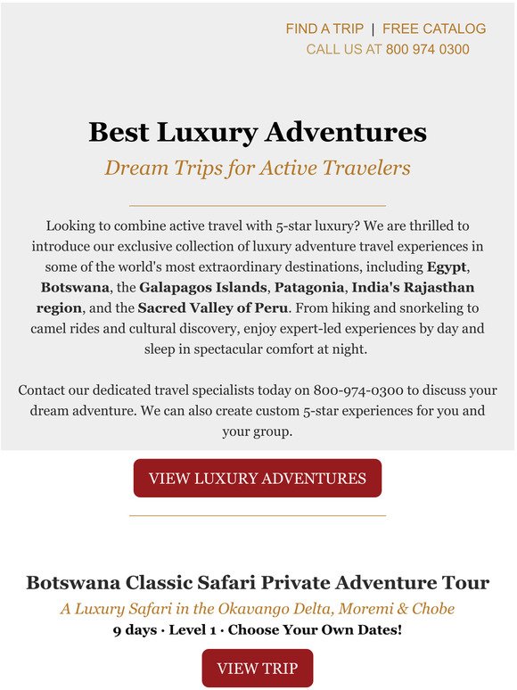 Where Luxury & Adventure Meet