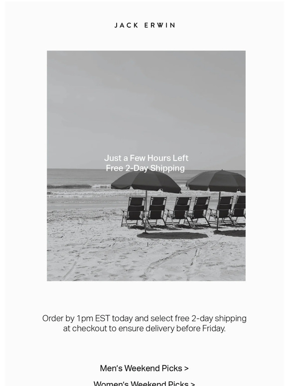Free 2-Day Shipping Ends Today