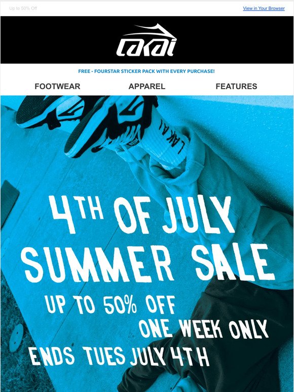 4th of July Sale Starts Now