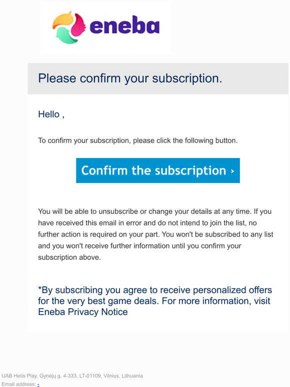 Please confirm your newsletter subscription.