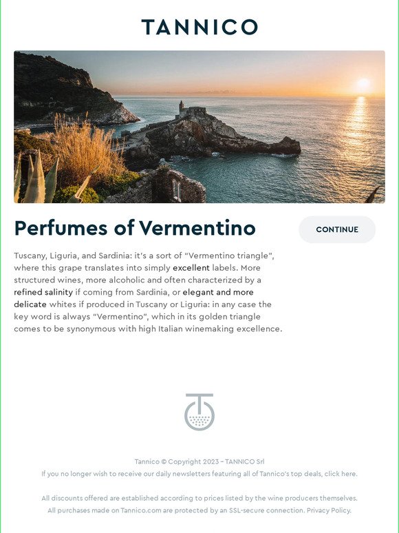 Perfumes of Vermentino