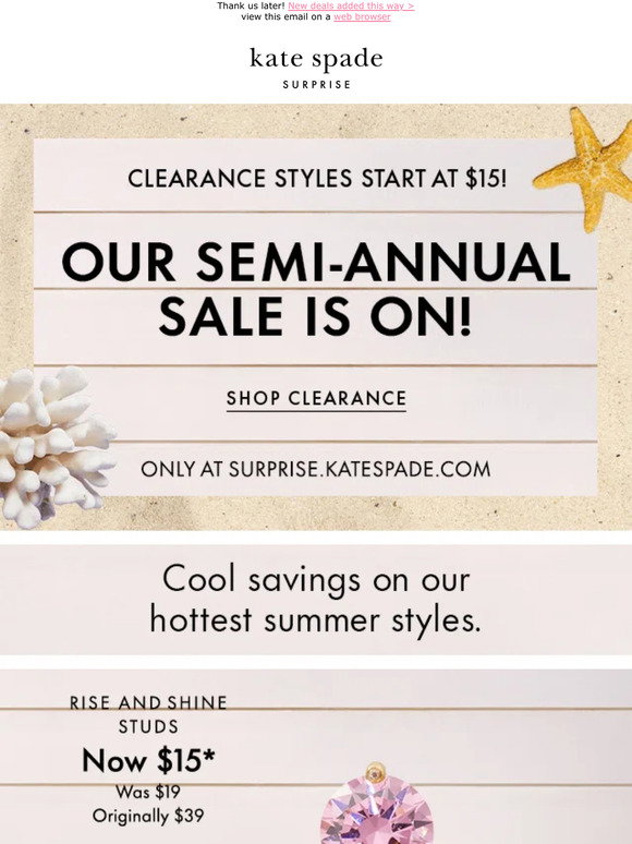15 Unbeatable Deals From the Kate Spade Surprise Semi-Annual Sale