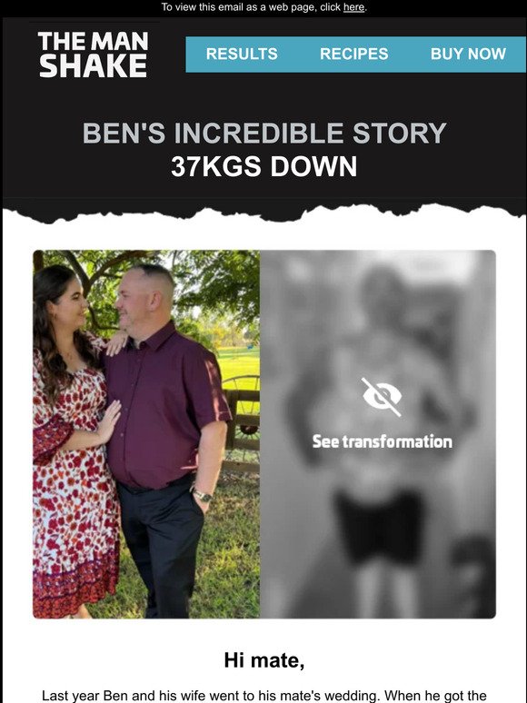 mate - Ben's story will surprise you 🔥