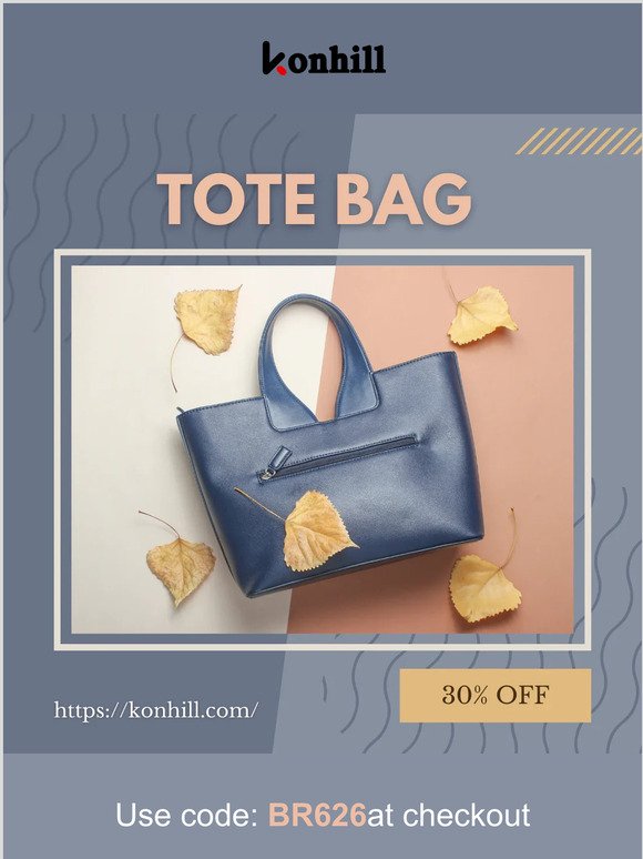 Get Your Hands on 30% Off Tote Bags - Limited Time Offer！