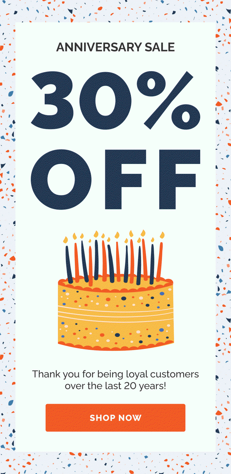 Anniversary Sale