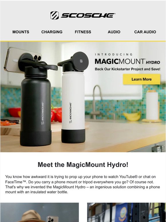 Get Your MagicMount Hydro on Kickstarter
