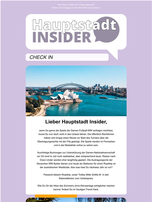 HAUPTSTADT INSIDER: Kurzer Roadtrip in Down Under 🌞