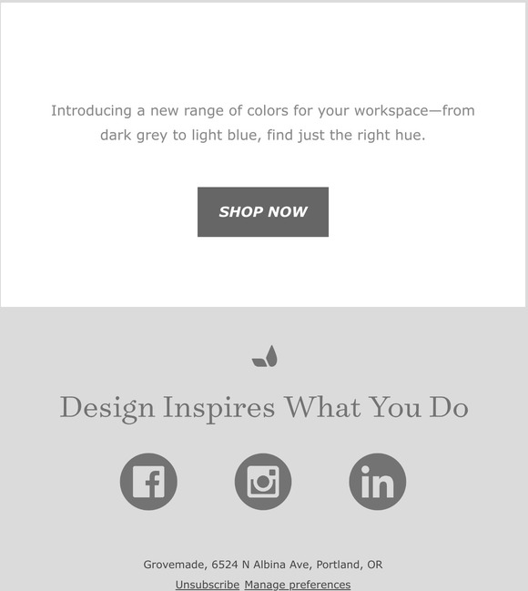 Grovemade New Colors Matte Desk Pad Milled