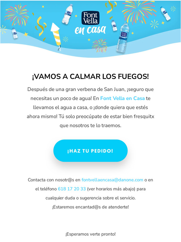 ¡Es momento de calmar los fuegos! 💦