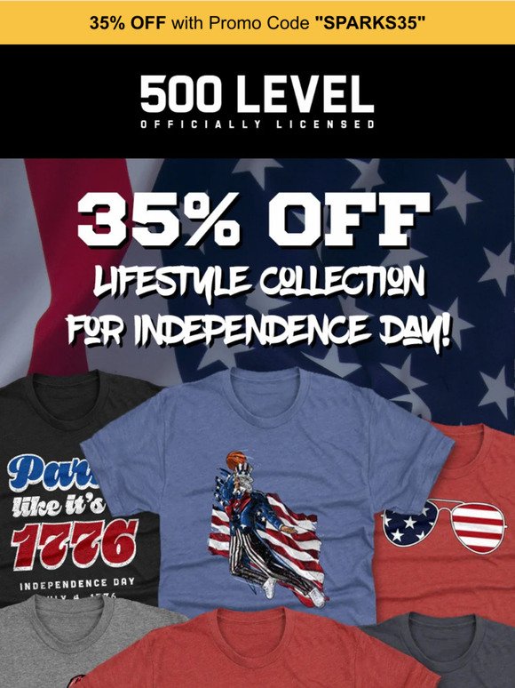 35% OFF Lifestyle All Week Long!