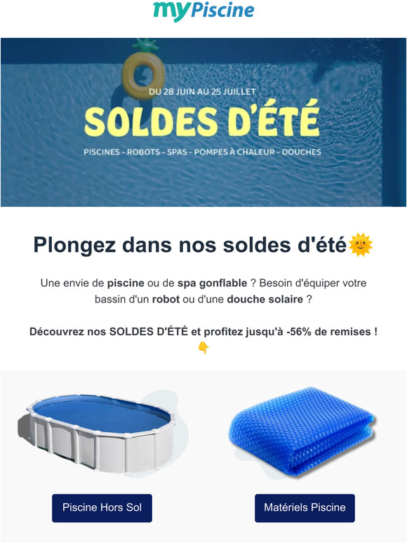 Plongez dans nos soldes d'été 🌞