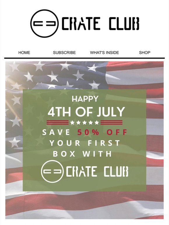 Celebrate Independence Day with Crate Club 🇺🇸