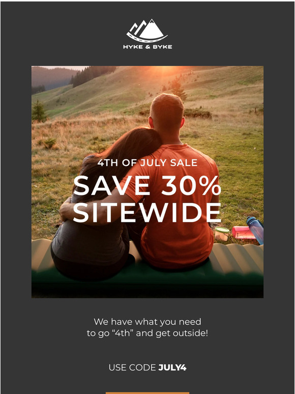 We're sale-brating America's birthday! 🇺🇸