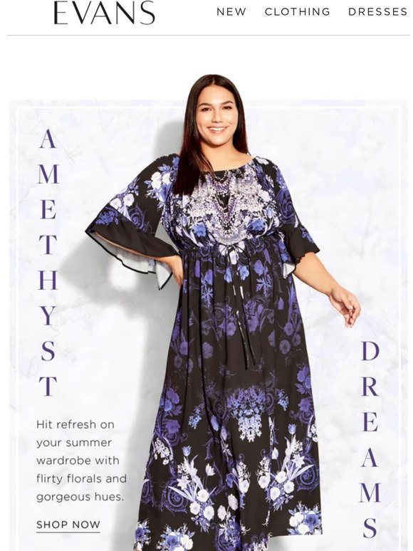 New Arrivals: Amethyst Dreams + Up to 80% Off* Sale Styles