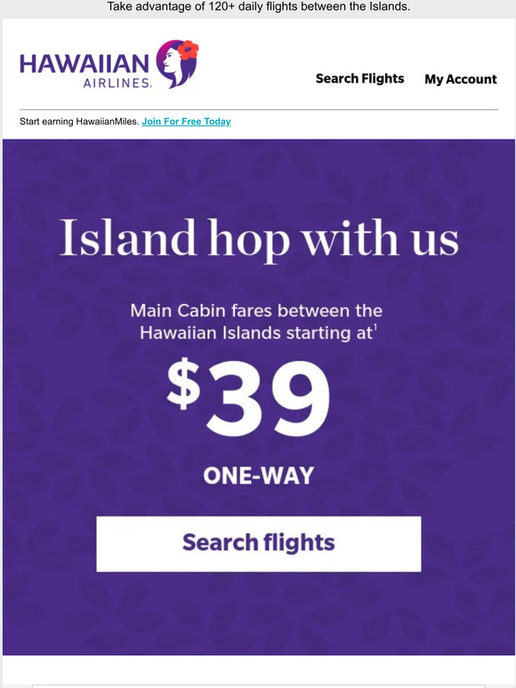 One island may not be enough with these low fares