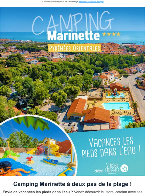 Vacances les pieds dans l'eau !