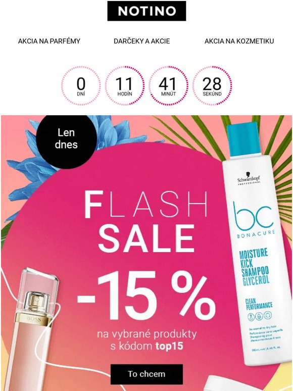 Flash Sale! -15 % na najväčšie TOPky! 🔥