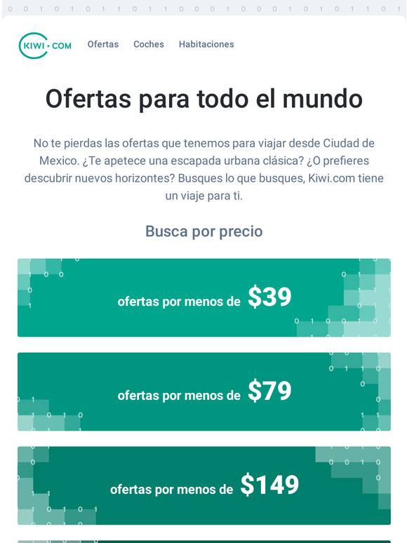 ¡Vuelos por menos de $39! ¿Te los vas a perder?