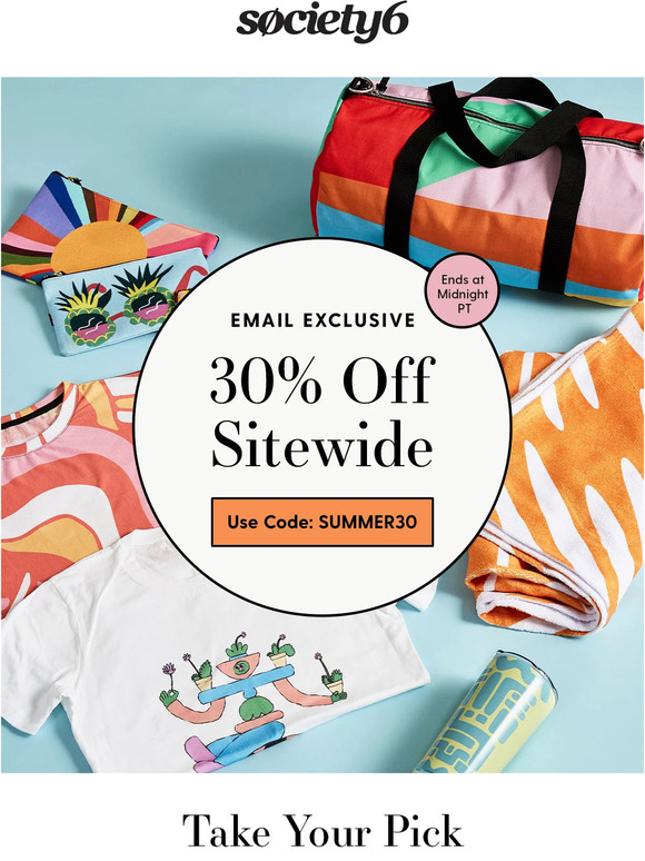 Your Week Just Got Brighter—Take 30% Off 🌞