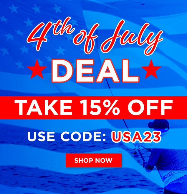 Tackle Direct: 4th of July Sale 🇺🇸 Take 15% off ❗