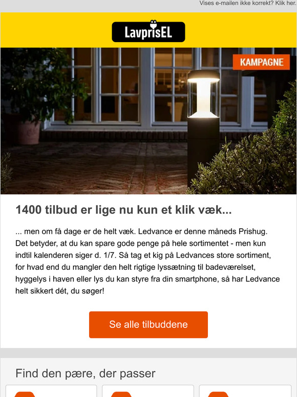 Bedre tilbud skal du LEDe længe efter 💵