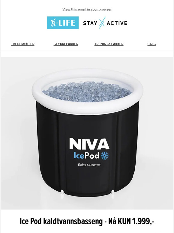 NIVA Ice Pod kaldtvannsterapi - årets store trend! 🧊