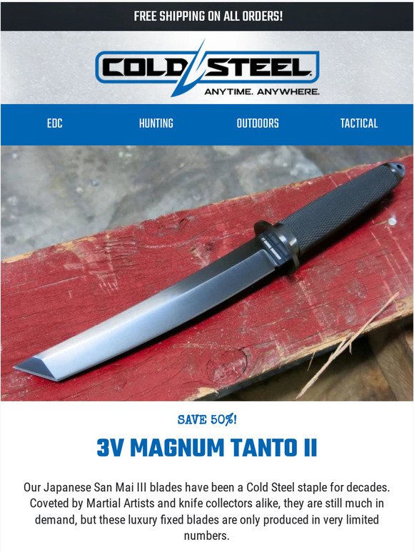 Save 50% | 3V Magnum Tanto II