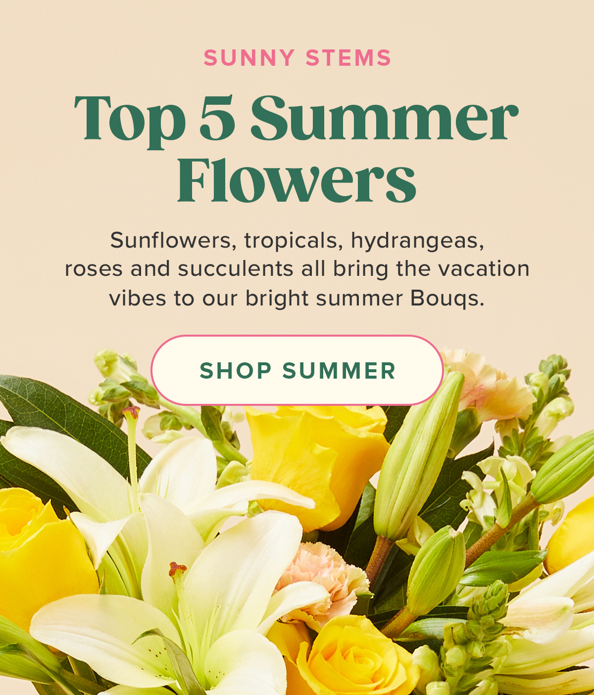 The Bouqs Co The Top Summer Flowers Milled