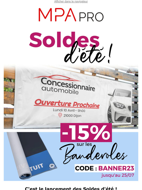 Profitez des Soldes d'été ! 🔥
