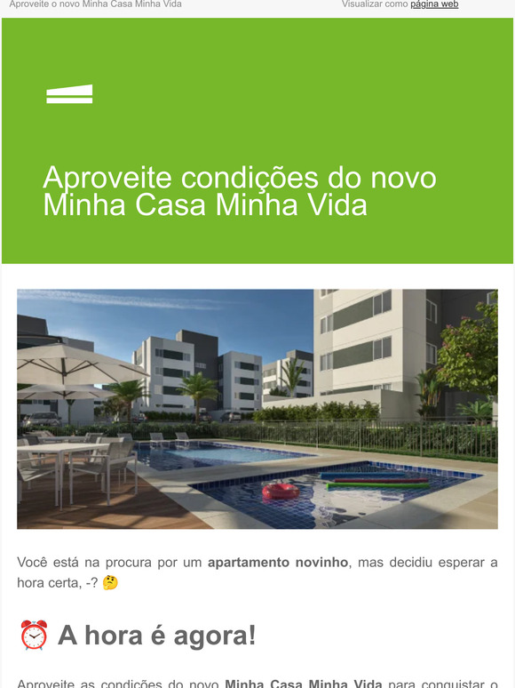 🏠 —, a hora de ter seu apartamento próprio é agora! 🔥