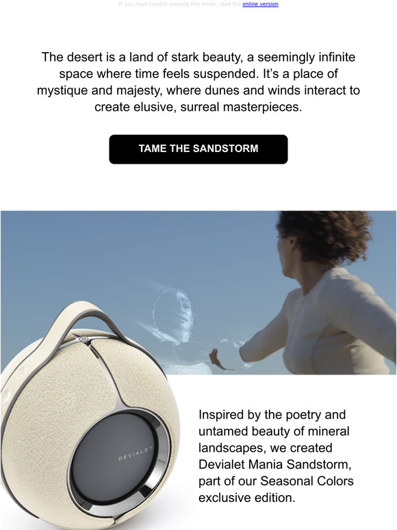 Discover the Exquisite Devialet Mania Exclusive Editions: Sunset Rose &  Sandstorm